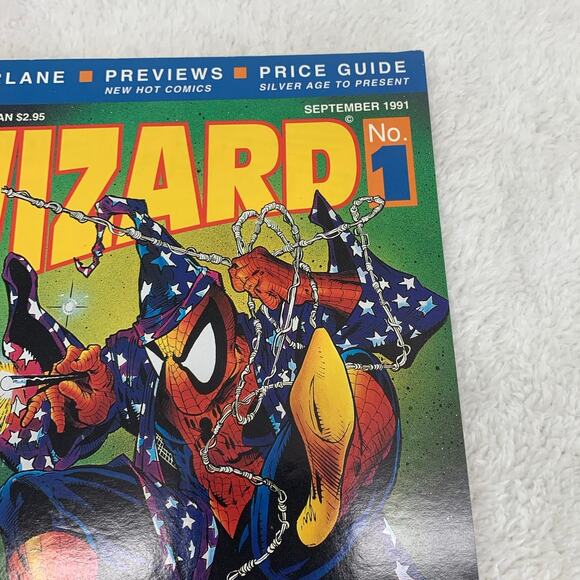 Wizard Guide to Comics Magazine Issue 1 Sept 1991 McFarlane Spider-Man Poster - Picture 5 of 16